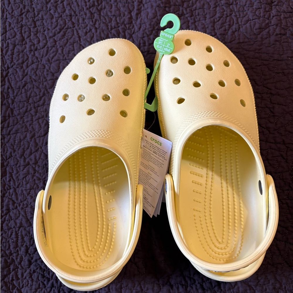 CROCS Classic Light Yellow Sandals